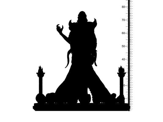 3D Printed Clay Cyanide Hastur Great Old Gods Ragnarok D&D