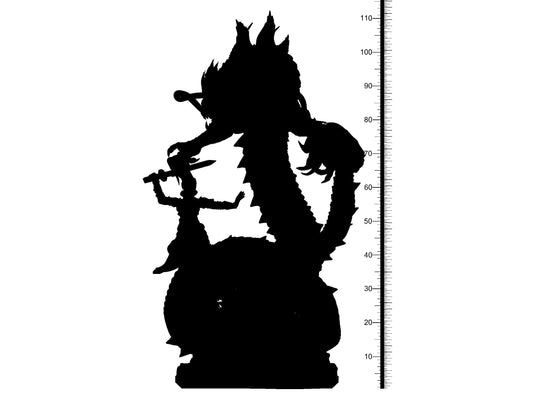 3D Printed Clay Cyanide Hua Mulan Legends and Gods of China Ragnarok D&D