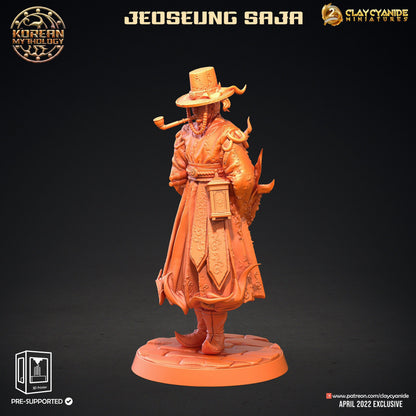 3D Printed Clay Cyanide Jeoseung Saja Set Korean Mythology Ragnarok D&D