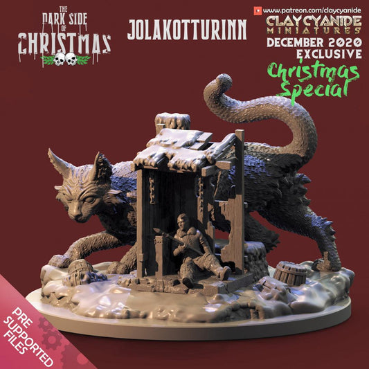 3D Printed Clay Cyanide Jolakotturinn The Dark Side of Christmas 28mm-32mm Ragnarok D&D