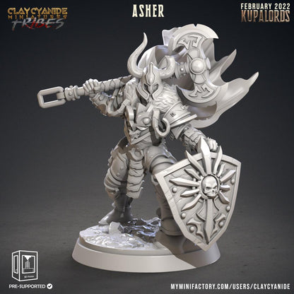 3D Printed Clay Cyanide Kupalords Deathknights Godslayers Tribes Factions Ragnarok D&D