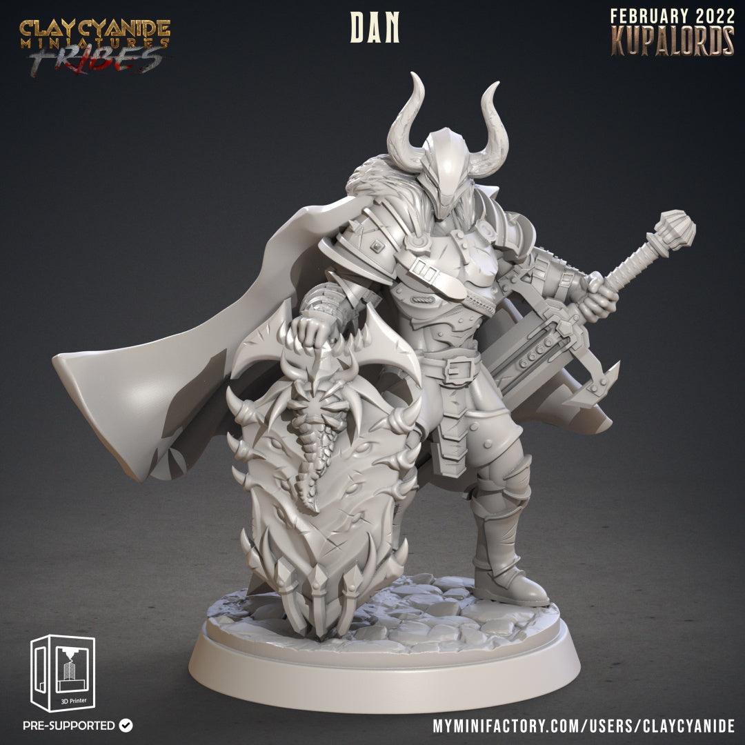 3D Printed Clay Cyanide Kupalords Deathknights Godslayers Tribes Factions Ragnarok D&D