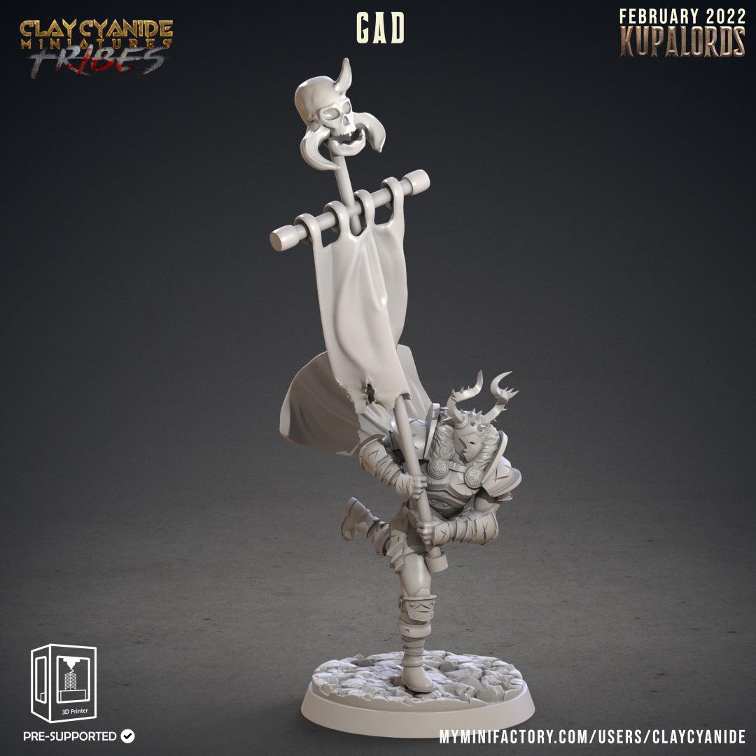 3D Printed Clay Cyanide Kupalords Deathknights Godslayers Tribes Factions Ragnarok D&D