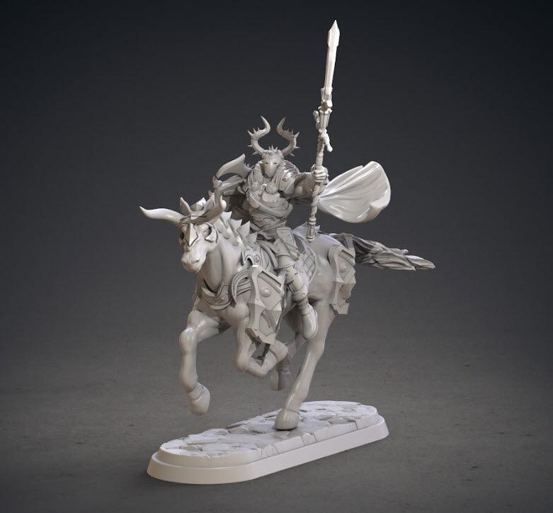 3D Printed Clay Cyanide Kupalords Deathknights Godslayers Tribes Factions Ragnarok D&D