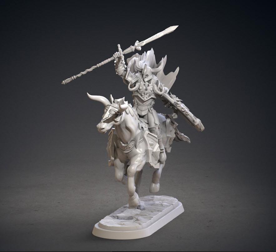 3D Printed Clay Cyanide Kupalords Deathknights Godslayers Tribes Factions Ragnarok D&D