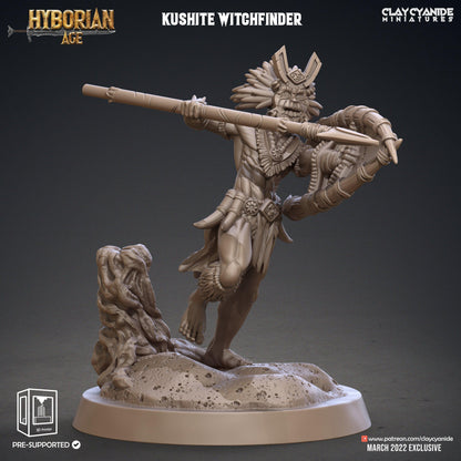 3D Printed Clay Cyanide Kushite Witch Finders Set Hyborian Age 28mm-32mm Ragnarok D&D