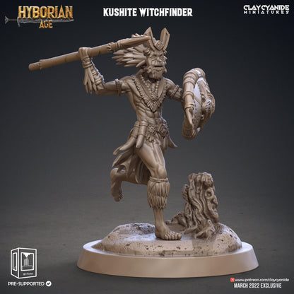 3D Printed Clay Cyanide Kushite Witch Finders Set Hyborian Age 28mm-32mm Ragnarok D&D