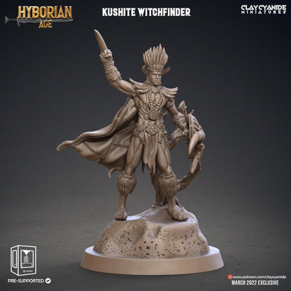 3D Printed Clay Cyanide Kushite Witch Finders Set Hyborian Age 28mm-32mm Ragnarok D&D