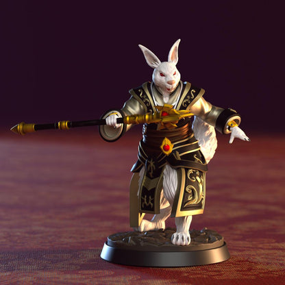 3D Printed Clay Cyanide Lunar Cottontails Factions Ragnarok D&D