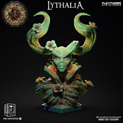 3D Printed Clay Cyanide Lythalia Bust Great Old Gods Ragnarok D&D