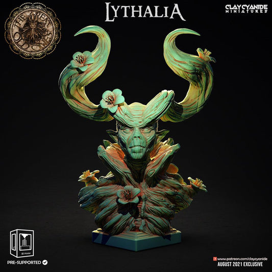 3D Printed Clay Cyanide Lythalia Bust Great Old Gods Ragnarok D&D