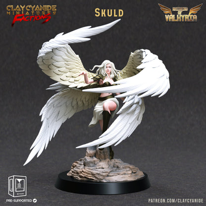 3D Printed Clay Cyanide Maidens of Valkyria Tribes Factions Ragnarok D&D