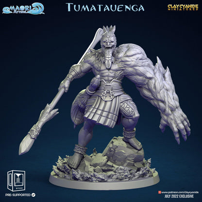 3D Printed Clay Cyanide Maori Mythos Set Ragnarok D&D