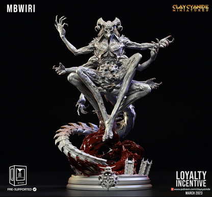 3D Printed Clay Cyanide Mbwiri 28 32 mm D&D