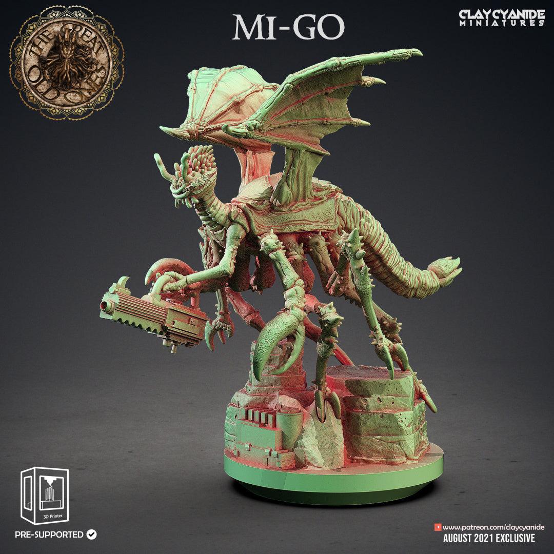 3D Printed Clay Cyanide Mi-go Great Old Gods Ragnarok D&D
