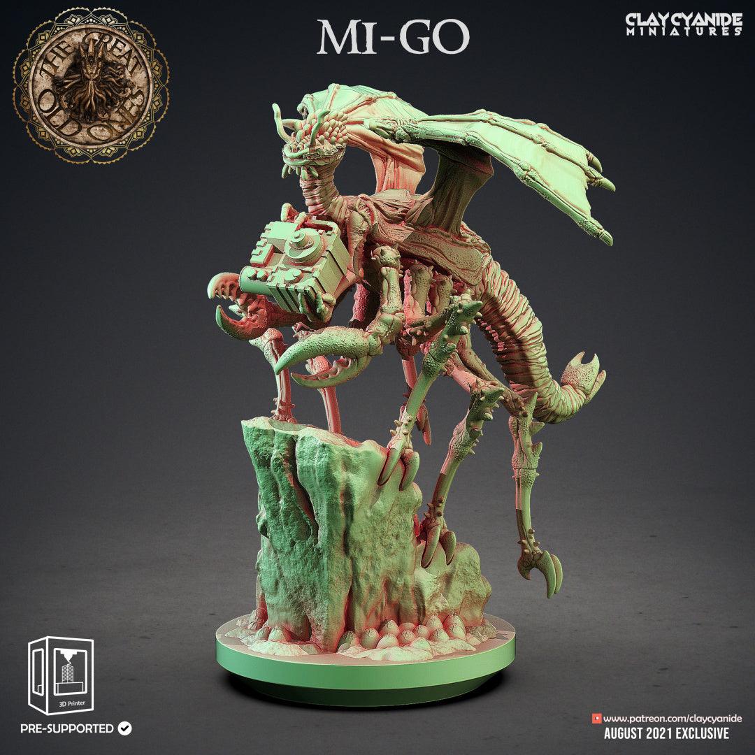 3D Printed Clay Cyanide Mi-go Great Old Gods Ragnarok D&D
