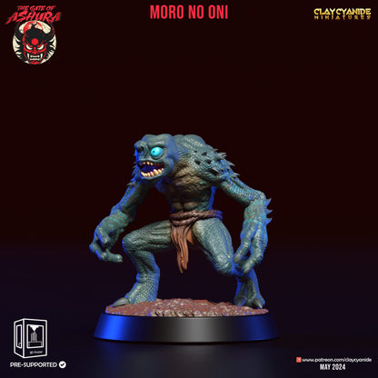 3D Printed Clay Cyanide Moro no Oni Set The Gate of Ashura 28 32 mm D&D
