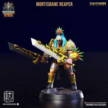 3D Printed Clay Cyanide Mortisbane Reaper Set Mortisbane Titans Set 28 32 mm D&D