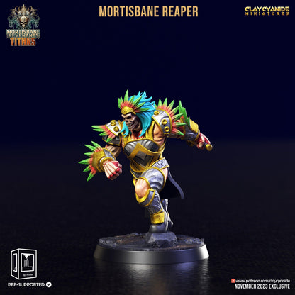 3D Printed Clay Cyanide Mortisbane Reaper Set Mortisbane Titans Set 28 32 mm D&D