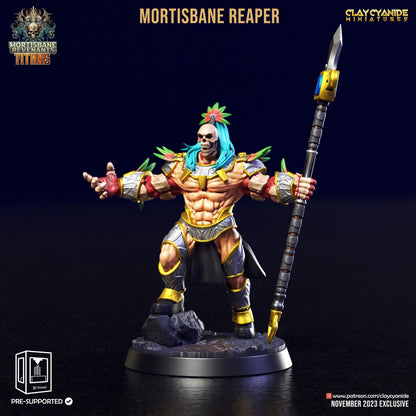 3D Printed Clay Cyanide Mortisbane Reaper Set Mortisbane Titans Set 28 32 mm D&D