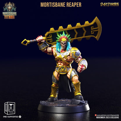 3D Printed Clay Cyanide Mortisbane Reaper Set Mortisbane Titans Set 28 32 mm D&D