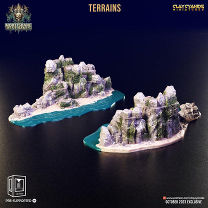 3D Printed Clay Cyanide Mortisbane Terrains Mortisbane Revenants 28 32 mm D&D