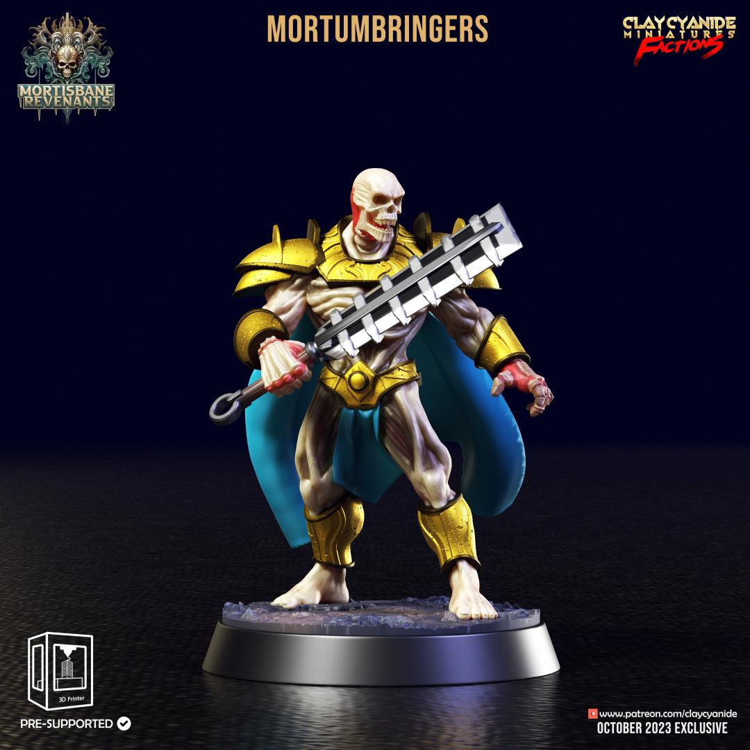 3D Printed Clay Cyanide Mortumbringers Mortisbane Revenants 28 32 mm D&D