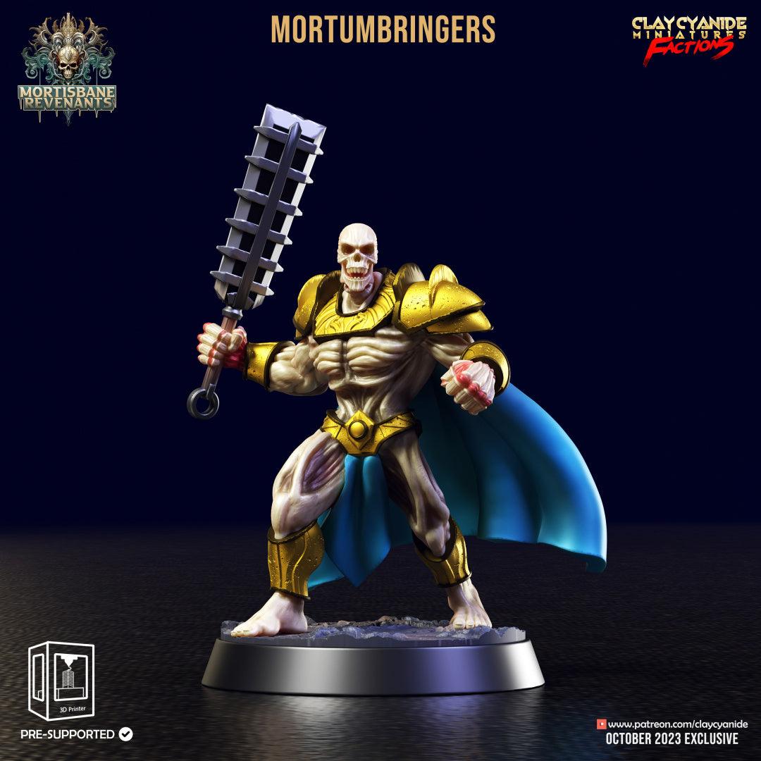3D Printed Clay Cyanide Mortumbringers Mortisbane Revenants 28 32 mm D&D