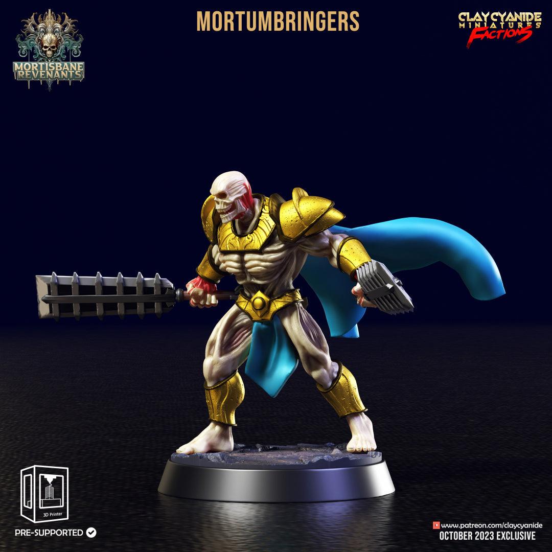 3D Printed Clay Cyanide Mortumbringers Mortisbane Revenants 28 32 mm D&D