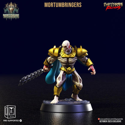 3D Printed Clay Cyanide Mortumbringers Mortisbane Revenants 28 32 mm D&D