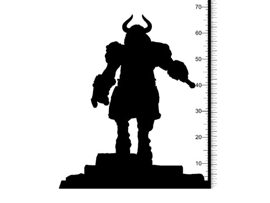 3D Printed Clay Cyanide Mystery Babylon - Enkidu 28mm 32mm D&D