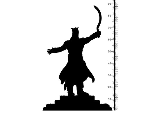 3D Printed Clay Cyanide Mystery Babylon - Gilgamesh 28mm 32mm D&D