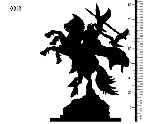 3D Printed Clay Cyanide Odin Norse Mythology 28 32 mm D&D