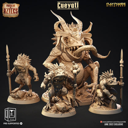 3D Printed Clay Cyanide Pantheon Of Aztecs Set Ragnarok D&D