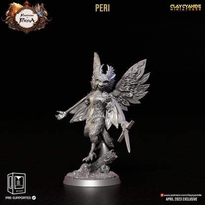 3D Printed Clay Cyanide Peri Kingdom of Persia 28 32 mm D&D