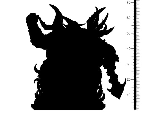 3D Printed Clay Cyanide Plague Golem Wrath of Gods Ragnarok D&D