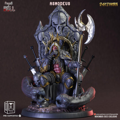 3D Printed Clay Cyanide Princess of Hell Ragnarok D&D