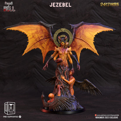 3D Printed Clay Cyanide Princess of Hell Ragnarok D&D