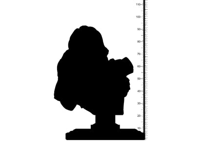 3D Printed Clay Cyanide Red Sonja Bust Hyborean Age Ragnarok D&D