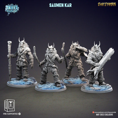 3D Printed Clay Cyanide Saumen Kar Inuit Religion Ragnarok D&D