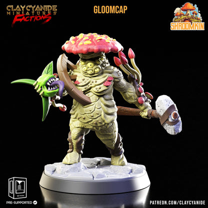 3D Printed Clay Cyanide Shroomkin Factions Tribes 28 32 mm D&D