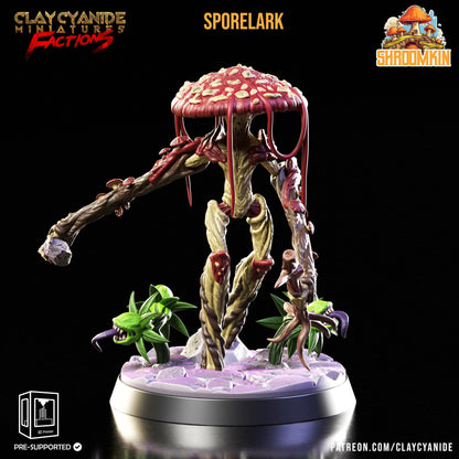 3D Printed Clay Cyanide Shroomkin Factions Tribes 28 32 mm D&D
