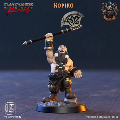 3D Printed Clay Cyanide The Bobbits Factions Ragnarok D&D
