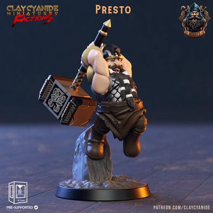 3D Printed Clay Cyanide The Bobbits Factions Ragnarok D&D