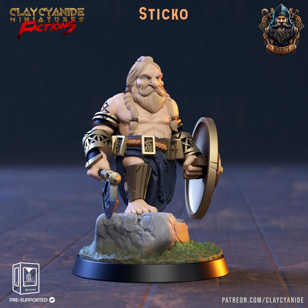 3D Printed Clay Cyanide The Bobbits Factions Ragnarok D&D