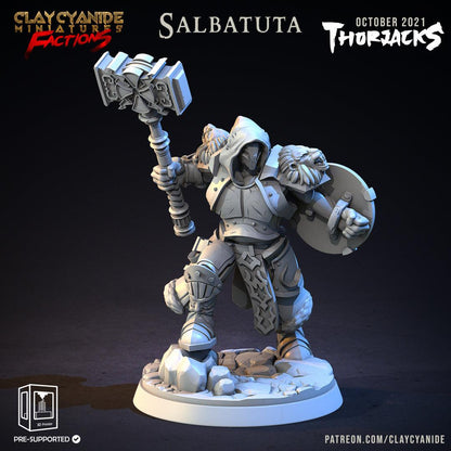3D Printed Clay Cyanide Thorjacks Tribes Factions Ragnarok D&D