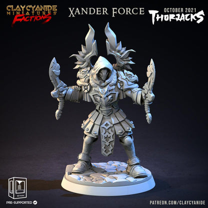 3D Printed Clay Cyanide Thorjacks Tribes Factions Ragnarok D&D