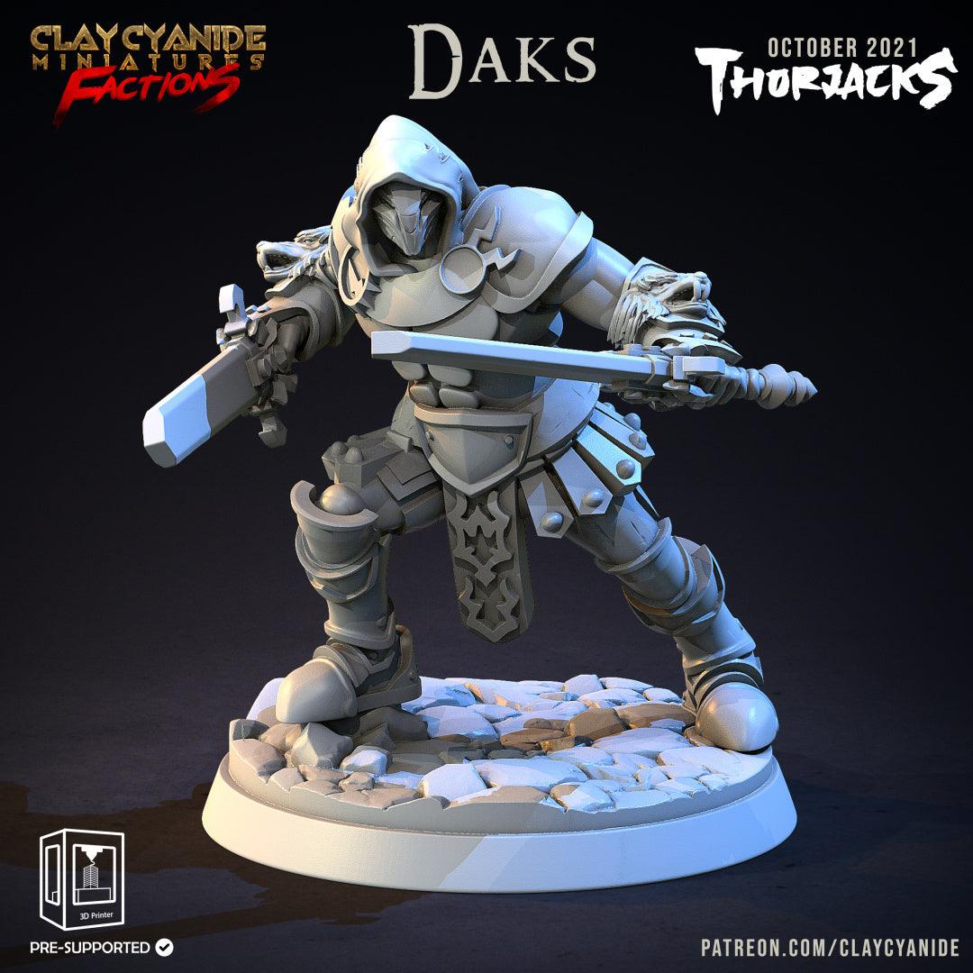 3D Printed Clay Cyanide Thorjacks Tribes Factions Ragnarok D&D