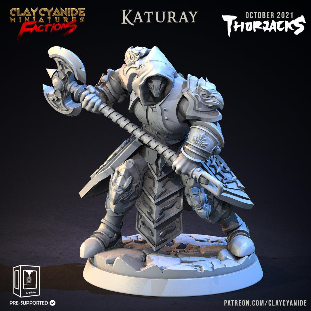 3D Printed Clay Cyanide Thorjacks Tribes Factions Ragnarok D&D