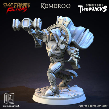 3D Printed Clay Cyanide Thorjacks Tribes Factions Ragnarok D&D